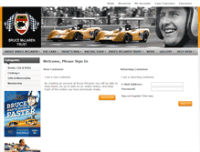 Tablet Screenshot of bruce-mclaren.com